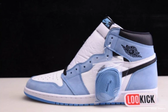 Kicked Out Shoe Store WHITE 1 UNIVERSITY 555088-134 RETRO JORDAN AIR HIGH BLUE BLACK 0723